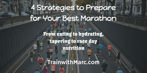 Preparing for your Best Marathon