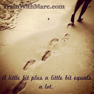 little plus a little equals a lot