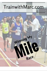 Marc winning his mile race at the Monmouth Meet