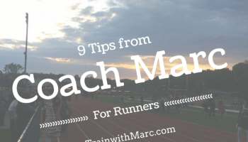 9 tips from coach marc for runners