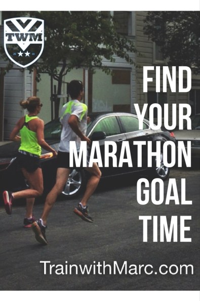 Use races & training to predict marathon time