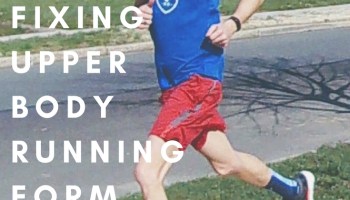 Improve running form by keeping elbows close to your torso