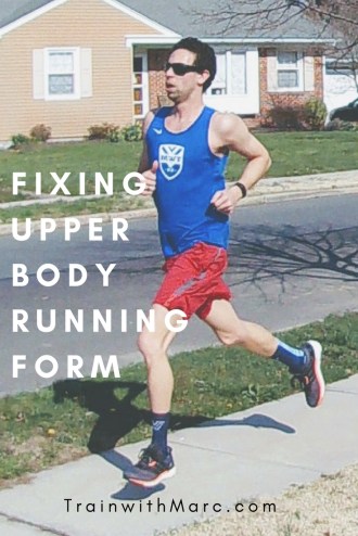 Improve running form by keeping elbows close to your torso