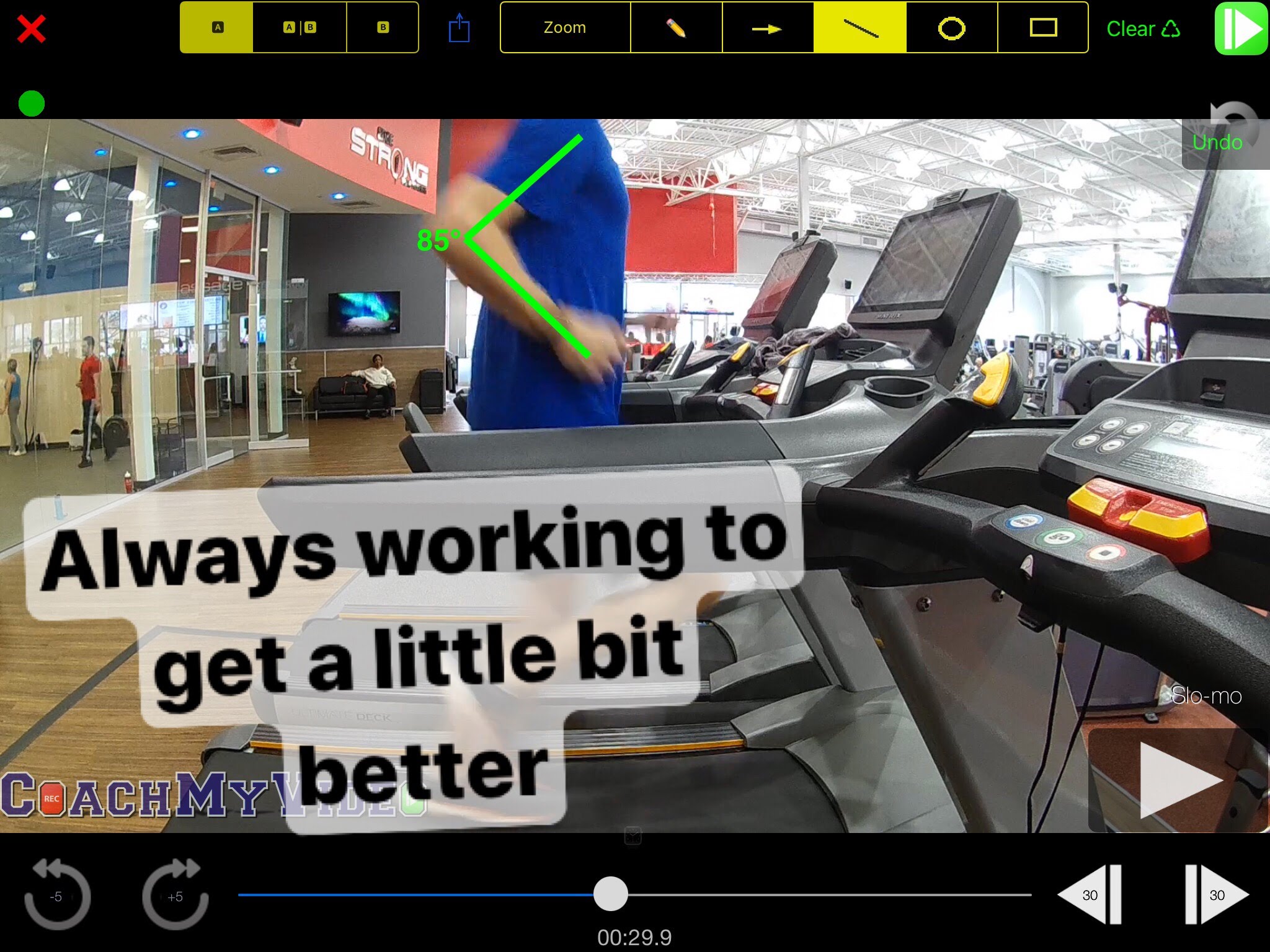 Elbows at 90 degrees provides a lot of power for your run