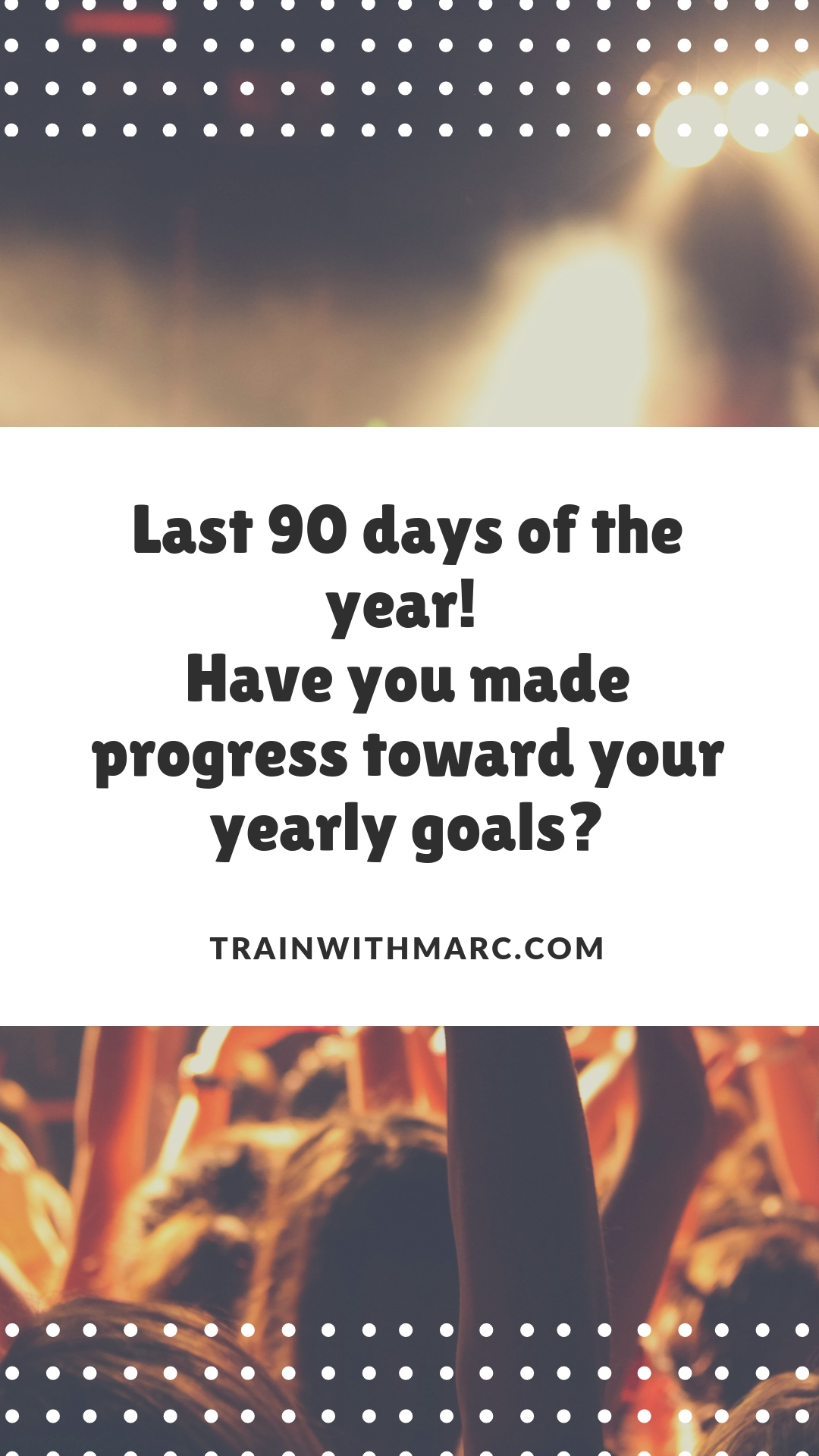 Yearly goals can still be achieved!