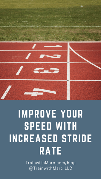 Speed up your running by increasing your stride length or your stride frequency