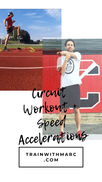 Runners use circuits to improve their strength and strides to improve their speed. This workout combines both.