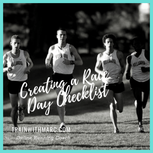 Race day checklists help calm your mind and let you run free