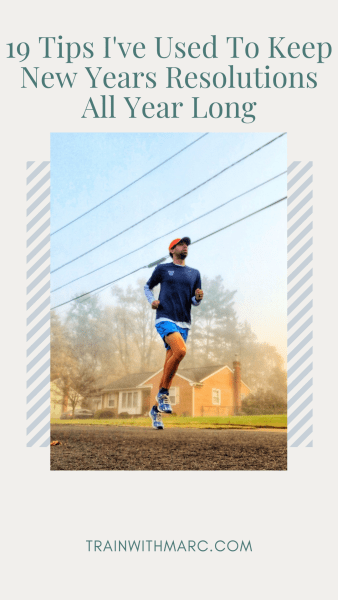 Marc stays motivated all year long through running