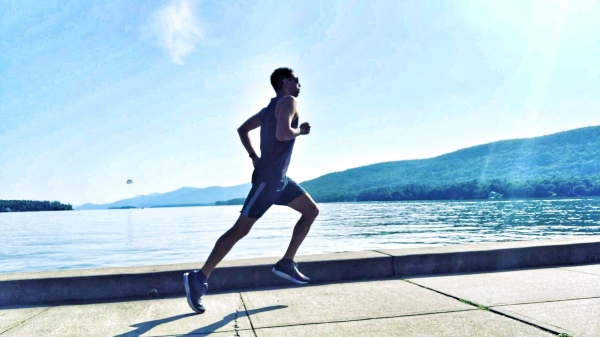 Coach Marc love getting in nature to run