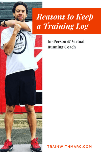 A training log helps you predict what kind of training you need to do, while also helping you see what you've already done.