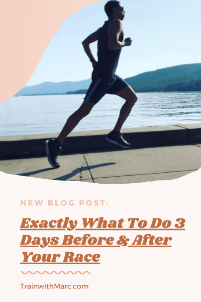 The details of how you should prep before your race and after it so you can be at your best performance