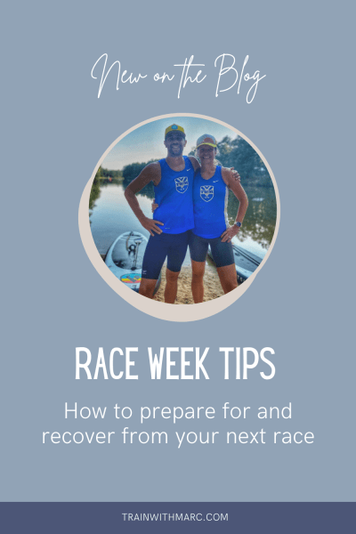 Race week tips so you can be at your best.